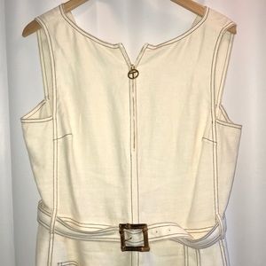 Tory Burch dress linen-dry cleaned!!